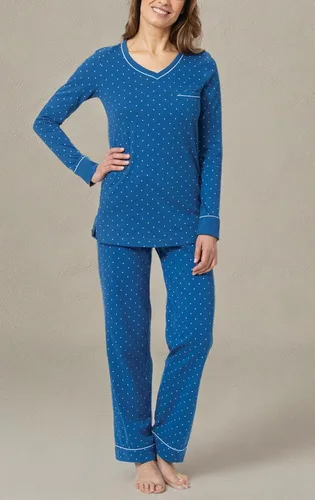 Vista 45 de PajamaGram Pijamas para mujer - Conjuntos de pijamas para mujer, camiseta sin botones, 100% algodón