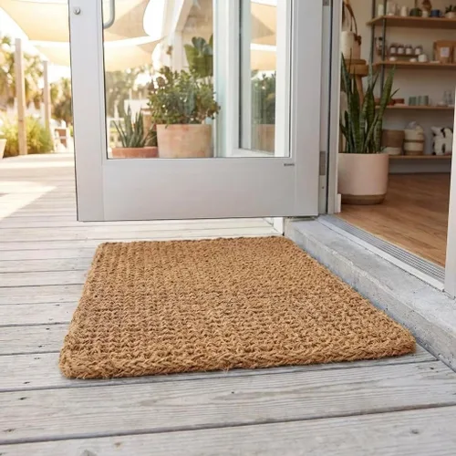 Vista 3 de Kempf Dragon Coco Coir tapete de entrada, rectangular