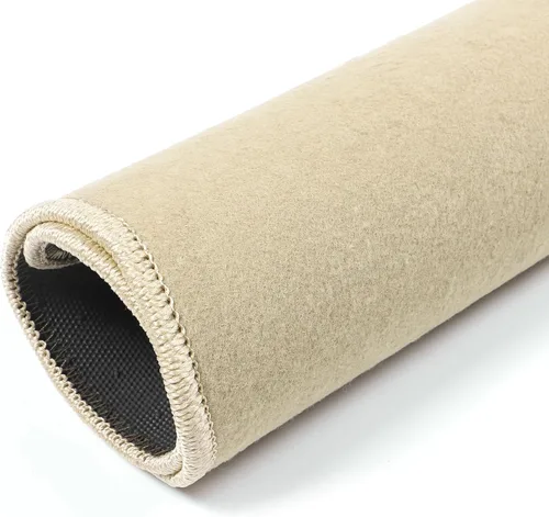 Vista 9 de Alfombrilla de piso compatible con Honda Accord Sedan 2008-2012 de 4 puertas únicamente, alfombras de nylon beige delanteras y traseras de 4 piezas