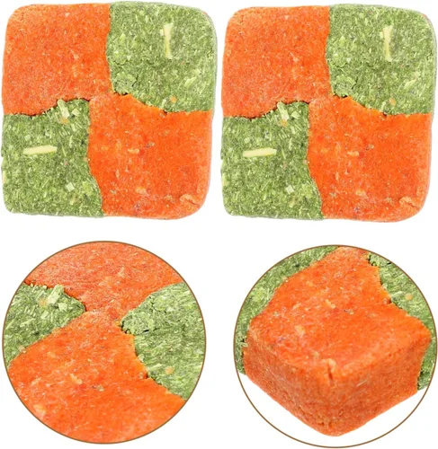 Vista 9 de Juguetes masticables de conejo, bocadillos naturales para golosinas molares saludables para mascotas, juguetes masticables para conejitos de indias