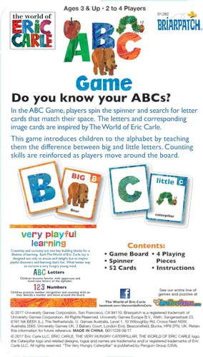 Vista 3 de Briarpatch The World of Eric Carle ABC - Lata de juego, multi/ninguno (01282) (tamaño mediano)