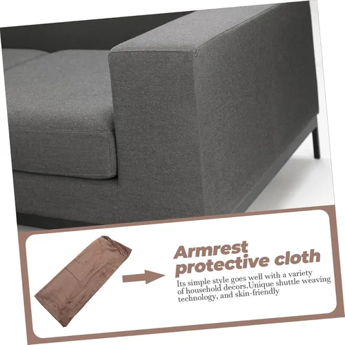 Vista 3 de IMIKEYA Juego de protectores elásticos para reposabrazos de sofá, fundas de brazo de muebles para reposabrazos de sofá