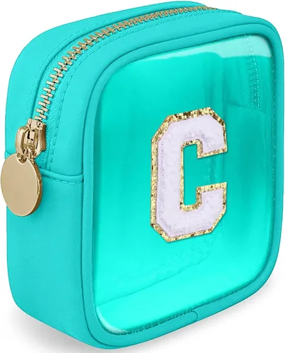 Vista 60 de Bolsa de Maquillaje Transparente Pequeña Bolsa de Cosméticos Bolsa de Viaje de Artículos de Aseo Bolsa Transparente con Cremallera Bolso Organizador
