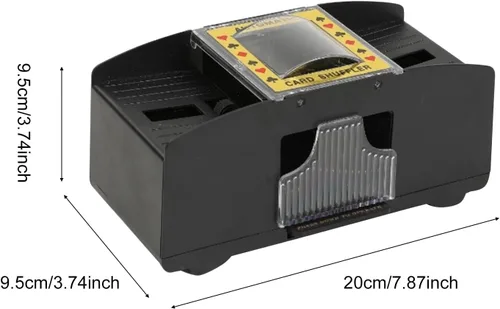 Vista 7 de Barajador automático de tarjetas portátil de poco ruido profesional eléctrico barajador de póquer