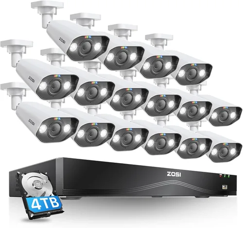 Vista 11 de ZOSI - Cámara de seguridad híbrida tipo bala 4 en 1 TVI/CVI/AHD/960H CVBS de 2.0MP, 1080P HD, 1920TVL para exteriores en interiores