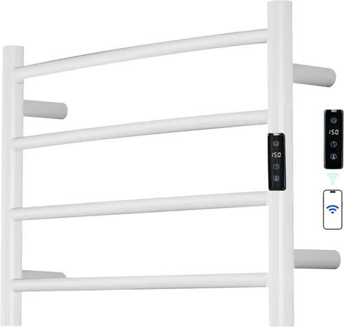 Vista 34 de Toallero Eléctrico con Control de Voz para Alexa y Google Home, TUYA - Calentador de Toallas de Baño Montado en la Pared, Enchufable
