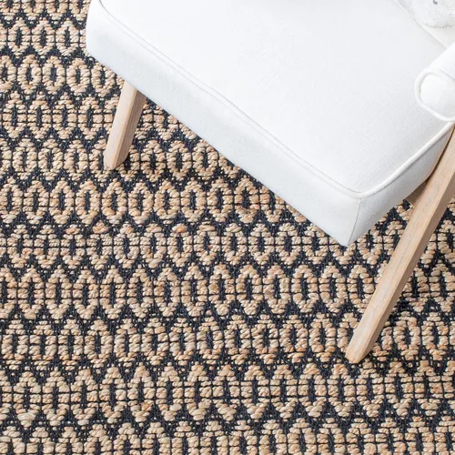 Vista 7 de SAFAVIEH Natural Fiber Collection Runner - 2'3" x 7', Natural & Black, Handmade Hemp, Ideal for The Living Room, Dining, Bedroom (NFB701Z)