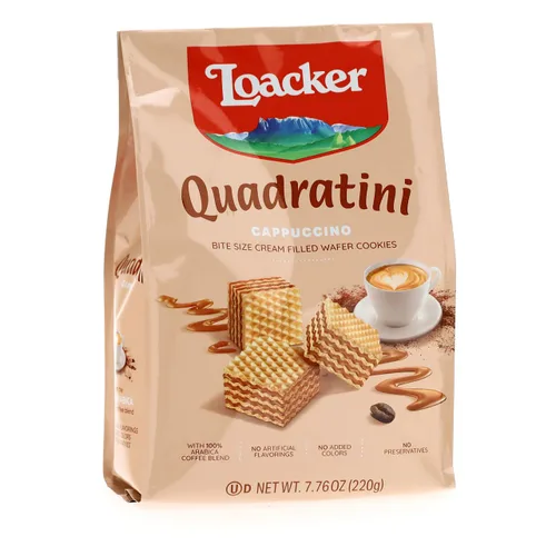 Vista 21 de Loacker Quadratini - Obleas de yogur de arándano de tamaño pequeño
