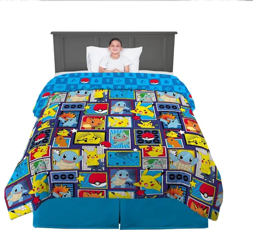 Vista 11 de Franco Ropa de cama para niños, edredón de microfibra suave, individual, Hello Kitty