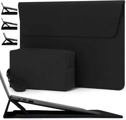 Vista 11 de HYZUO Funda para portátil de 15 pulgadas con soporte ajustable, gris Gris espacial