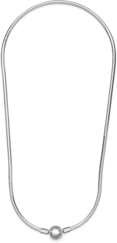 Vista 3 de PANDORA Jewelry Moments - Collar de plata de ley con cadena de serpiente Metal