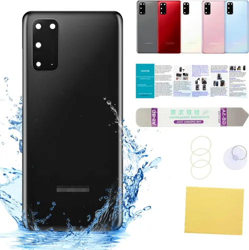 Vista 106 de Compatible con Samsung Galaxy Note 8 - Carcasa trasera de repuesto de cristal de 6.3 pulgadas, SM-N950, todos los portadores con manual de Negro
