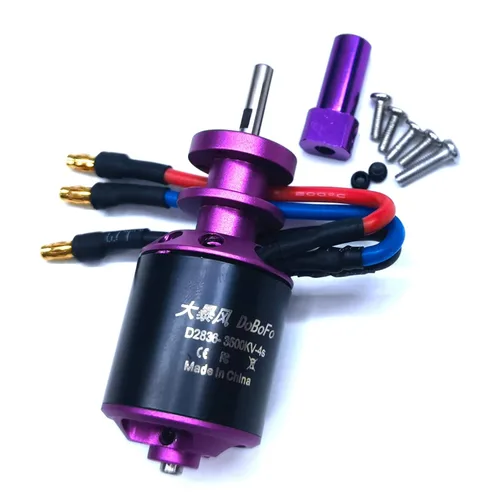 Vista 10 de Motor sin escobillas 3S 3900KV 12.6V para EDF 2.520 in 11 aspas ventilador eléctrico conducido, motor de alta velocidad 49140RPM, Hobby Jet Engine