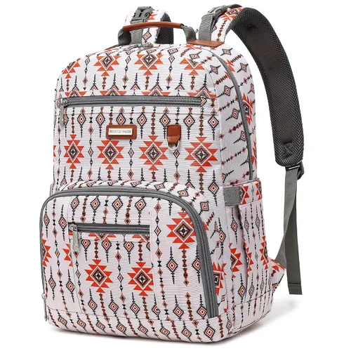 Vista 18 de BILLITON MSHI Mochila Bolsa para Pañales (Gris), Moderno