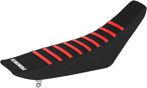 Vista 6 de Enjoy Mfg Funda de asiento, compatible con Honda CR 85 CR85 2002-2008, todas las costillas negras/negras #95