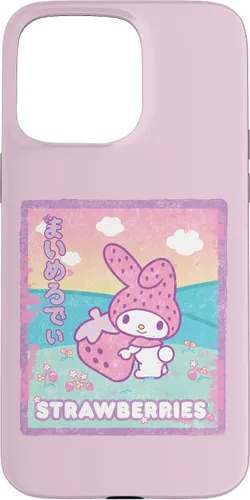 Vista 31 de Funda para iPhone 16 My Melody Strawberry Milk