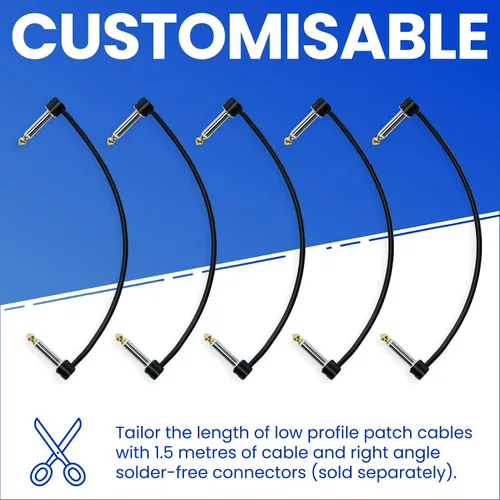 Vista 9 de Crosby Kit de cables de pedalera sin soldadura, no requiere pelado de cables, bobina de 5 pies para cables de conexión personalizados