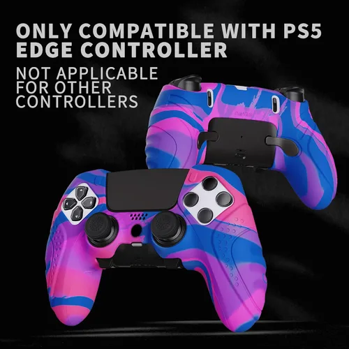 Vista 55 de PlayVital Guardian Edition Anti-Slip Ergonomic Silicone Cover Case for ps5 Edge Controller, Soft Rubber Protector Skin for ps5 Edge Wireless