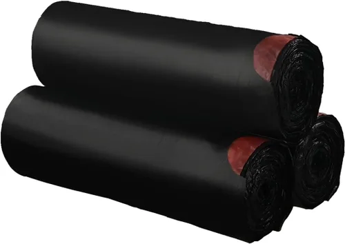 Vista 7 de Begale Pequeña bolsa de basura negra con cordón de 1.2 galones (110 unidades/3 rollos)