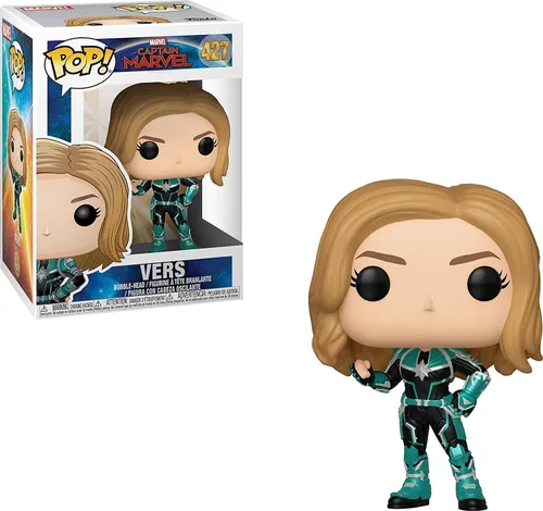 Vista 3 de Funko Pop! Marvel: Capitana Marvel - Lonchera con sujeción de Captain Marvel, multicolor, talla única de EE. UU