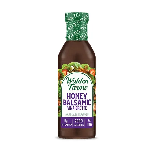 Vista 33 de Walden Farms Vinagreta balsámica de pera y blanca, sin calorías, sin gluten, baja en carbohidratos, apta para dieta cetogénica, vegana, sin azúcar