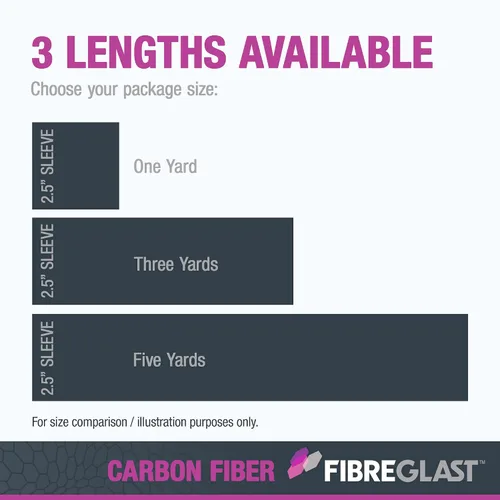 Vista 5 de Fibre Glast Funda unidireccional de fibra de carbono – Tubo de grafito de alta resistencia para unir y reforzar mangueras, palos de hockey, remos