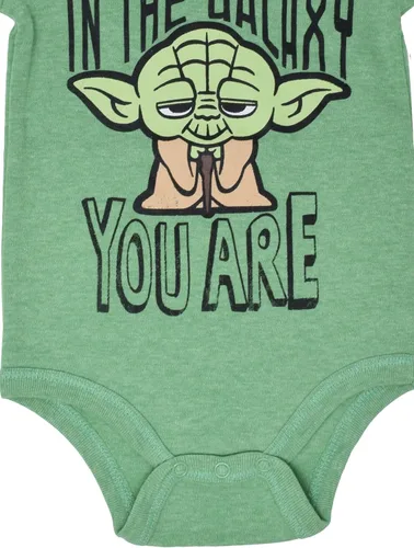 Vista 5 de STAR WARS Body de manga corta para bebé del Día del Padre Yoda Darth Vader