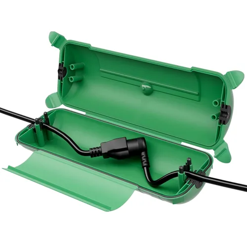 Vista 10 de RESTMO Caja de conexión impermeable para exteriores, cubierta de cable de extensión eléctrica resistente a la intemperie, cubierta sellada segura
