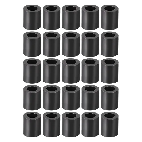 Vista 8 de YOKIVE 300 Pcs Black Round Spacer, Not Threaded Washers with High Insulation Effect, Keep Height Consistent, Great for M3 Screws (ABS, 3.2mmx7mmx2mm)
