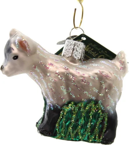 Vista 4 de Old World Christmas: Colección Fireman - Adorno de vidrio soplado para árbol de Navidad