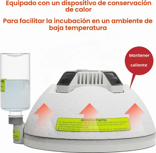 Vista 7 de Incubadoras de huevos de triocottage para incubar huevos, control de temperatura y humedad