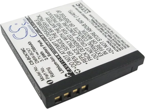 Vista 2 de Batería de repuesto para Panasonic Lumix DMW-FX80V DMW-BCK7PP NCA-YN101F NCA-YN101J SDBCK7 NCA-YN101H DMW-BCK7 ACD-341 (700 mAh)