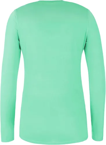 Vista 4 de Zando Camiseta de manga larga UPF 50+ con protección solar de secado rápido, ligera, cuello redondo, UV