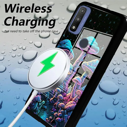 Vista 322 de Funda para Motorola Moto G Stylus 5G 2021 de vidrio templado, funda negra con diseño de mujer negra africana para mujeres y hombres, antiarañazos, a