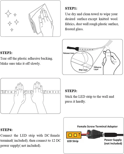 Vista 7 de Tira de luz LED infrarroja (850 nm) de 16.4 pies/carrete DC12V tiras LED flexibles de un solo chip 300 LEDs cortables, bajo brillo, amplia cobertura