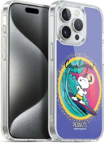 Vista 80 de Head Case Designs Funda de gel con licencia oficial de Peanuts Beach Surf Snoopy Boardwalk Airbrush [protección de grado militar] compatible