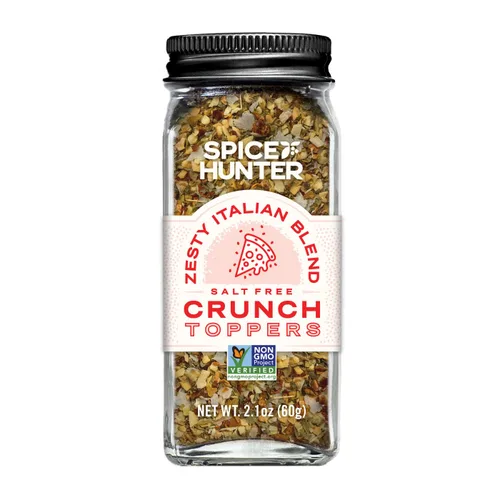 Vista 4 de The Spice Hunter Crunch Toppers (condimento italiano sabroso, tarro de 2.1 onzas)