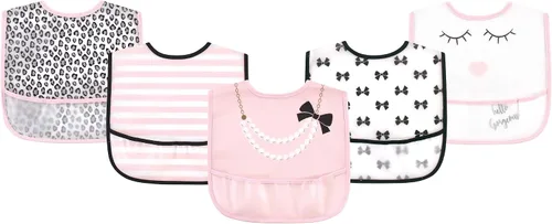 Vista 6 de Little Treasure Baberos PEVA impermeables unisex para bebés