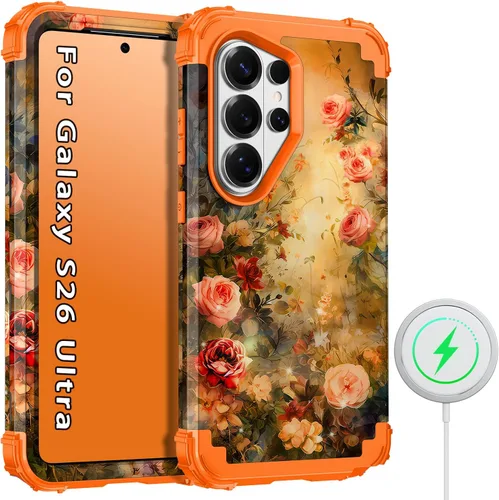 Vista 25 de Hekodonk Funda para Galaxy A17 5G, tres capas de protección resistente a prueba de golpes, plástico duro+silicona suave, funda protectora de cuerpo