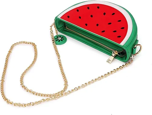 Vista 3 de Bolso de mensajero para mujer de limónWatermalon Fruit