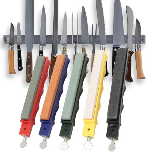 Vista 8 de Kit de afilador de cuchillos de ángulo fijo, sistema de afilado de cocina para uso doméstico con fácil control de ángulo