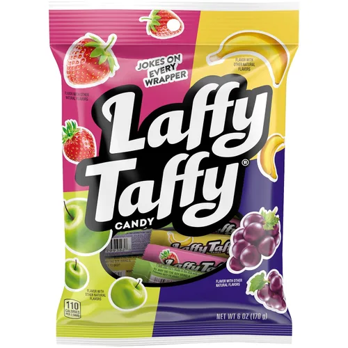 Vista 8 de Laffy Taffy Caramelos, combos de frutas, mini barras envueltas individualmente, 6 onzas