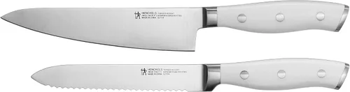 Vista 6 de HENCKELS Forged Accent Razor-Sharp - Juego de cuchillos de chef compactos de 2 piezas, cuchillo de ingeniería alemana informado por más de 100 años