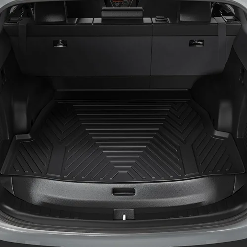 Vista 2 de YITAMOTOR Alfombrilla de carga compatible con Chrysler Pacifica 2017-2025 2026, forro de maletero personalizado negro TPE, alfombrilla de maletero