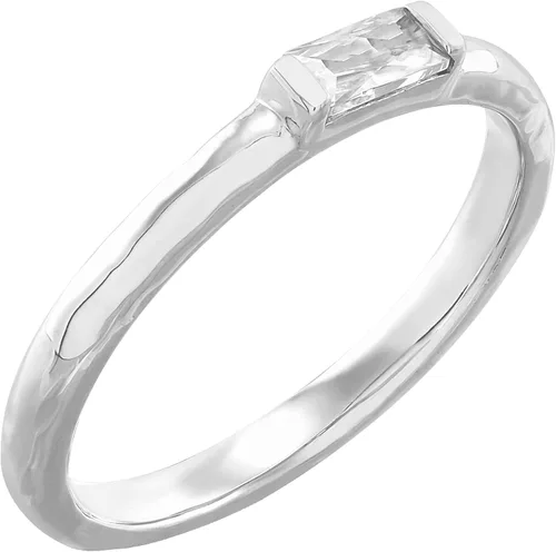 Vista 3 de Silpada Anillo de circonita cúbica 'Baguette Touch' en plata de ley