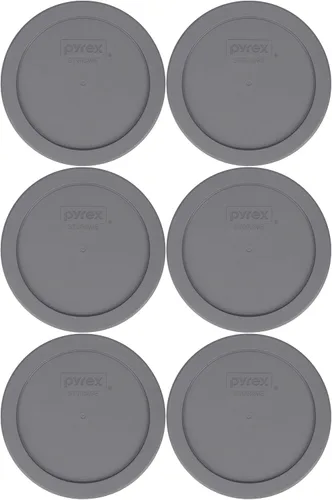 Vista 9 de Pyrex 7201-PC 4-Cup Puddle Grey Tapa de almacenamiento de alimentos - Hecho