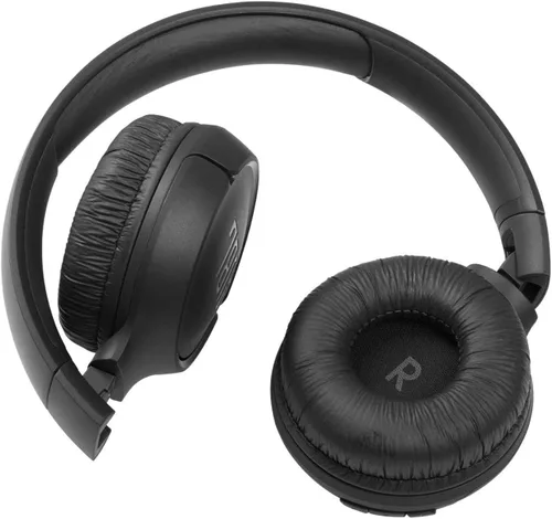 Vista 3 de JBL Tune 510BT: Auriculares inalámbricos Bluetooth sobre la oreja con sonido Purebass - con paño de limpieza - Negro