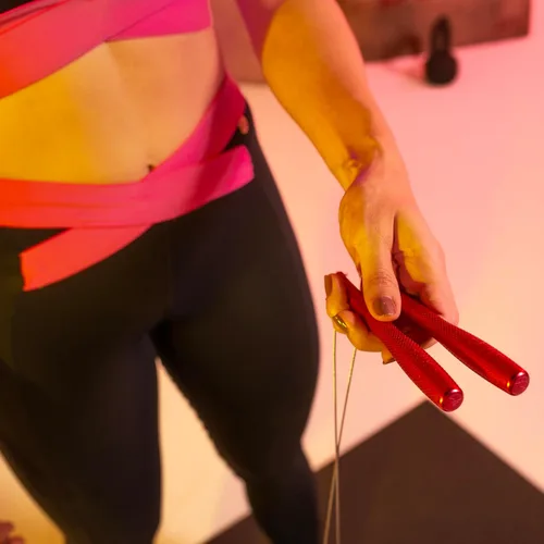 Vista 8 de Elite Jumps Bullet COMP Speed Jump Rope, doble bajo WOD, negro Cuerda de cuentas de alta resistencia. Asas largas, cuentas inastillables de 2