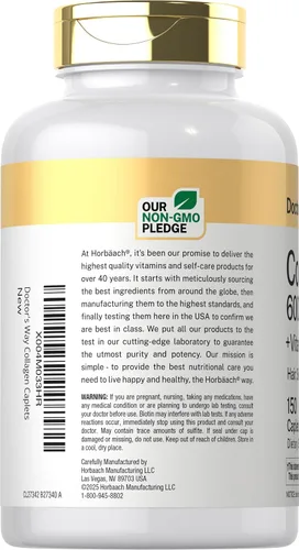 Vista 3 de Doctor's Way Complejo de colágeno 150 cápsulas con vitamina C y biotina