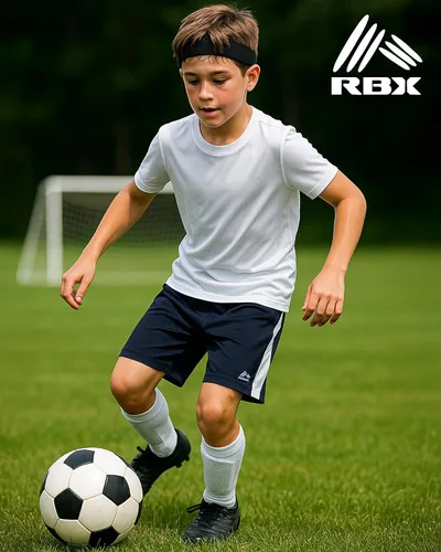 Vista 3 de RBX Pantalones cortos deportivos para niños, paquete de 4 pantalones cortos de malla polar de rendimiento para correr, gimnasio, baloncesto